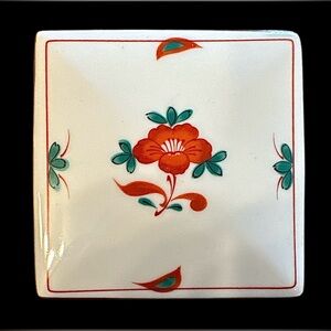 Tiffany & Co. Vintage Floral Trinket Jar